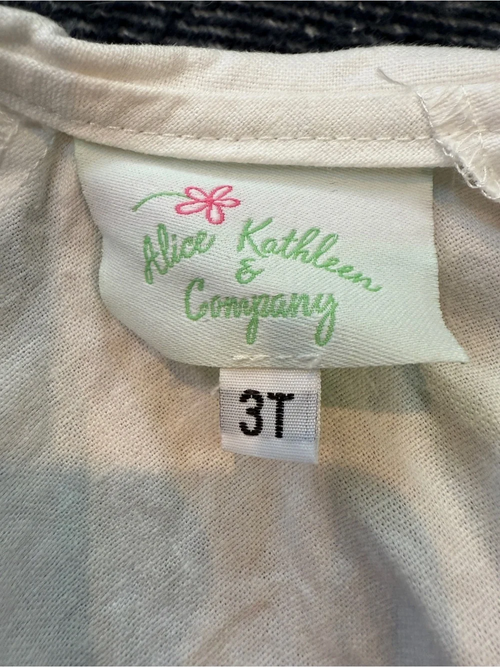 Alice Kathleen & Company Boys One Piece Outfit Peter Pan Collar Blue White 3T